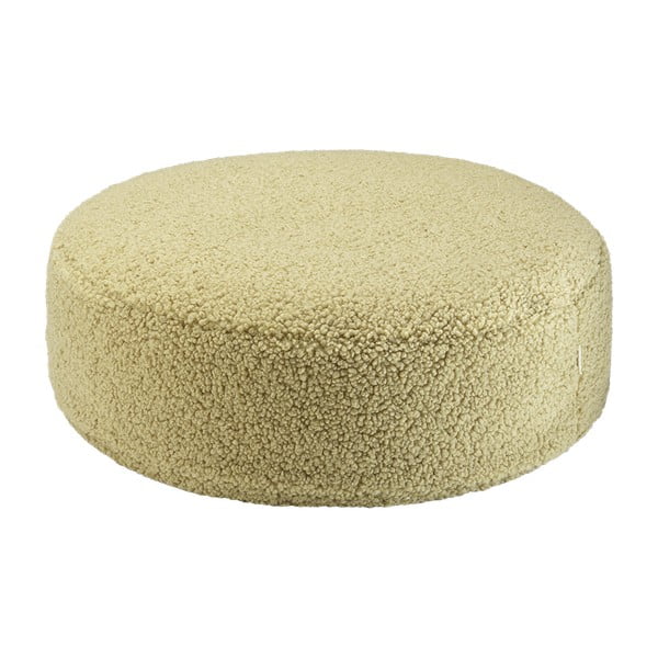 Zaļš bērnu sēžammaiss no buklē auduma Round – Wigiwama