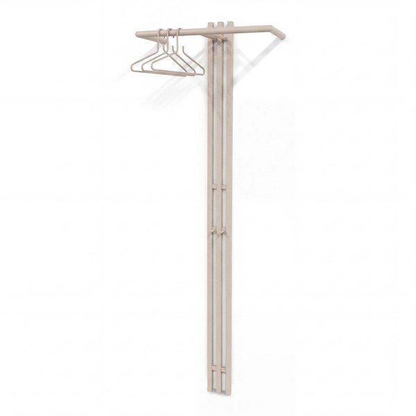Pelēkbrūns tērauda sienas pakaramais 65 cm Senza – Spinder Design-image-4