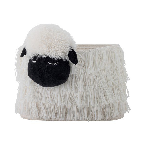 Balts tekstila bērnu rotaļlietu grozs 40x25x30 cm Dolly – Bloomingville Mini