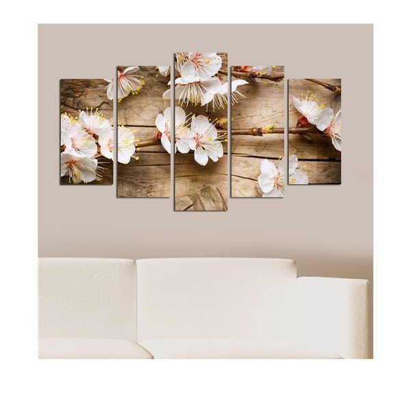 Daudzdaļīga glezna Flower In The Blossom, 110 x 60 cm-image-1