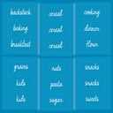 Pārtikas uzlīmes angļu valodā iDesign The Home Edit