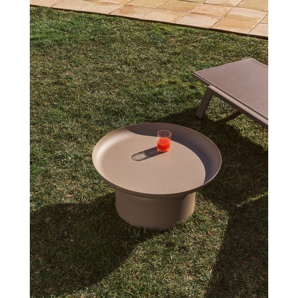 Metāla apaļš dārza kafijas galdiņš ø 70 cm Arcola – Kave Home-image-1