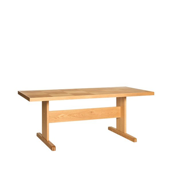 Ēdamgalds ar ozolkoka imitāciju 95x195 cm Skak – Hübsch-image-3