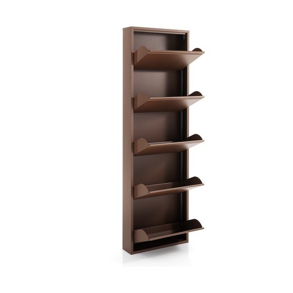 Brūns sienas apavu plaukts Tomasucci Sandy, augstums 169 cm-image-2