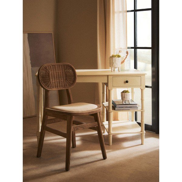 Priedes masīvkoka darba galds 55x116 cm Heritage – Premier Housewares-image-4