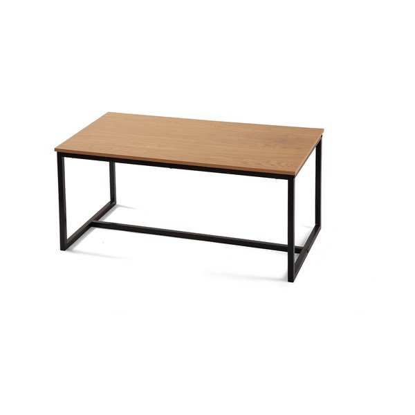 Dabīga toņa žurnālgaldiņš ar ozolkoka imitāciju 47x90 cm Norden – Bonami Essentials-image-2