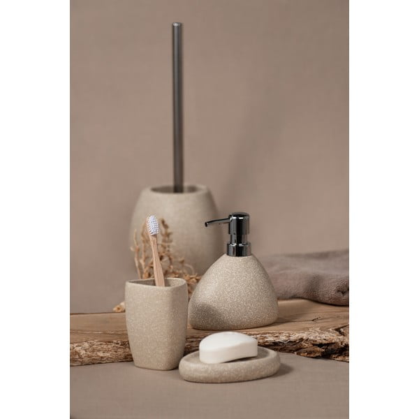 Bēša keramikas tualetes birste Wenko Pion-image-2