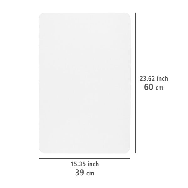 Balts diatomīta vannas istabas paklājiņš 39x60 cm Simi – Wenko-image-4