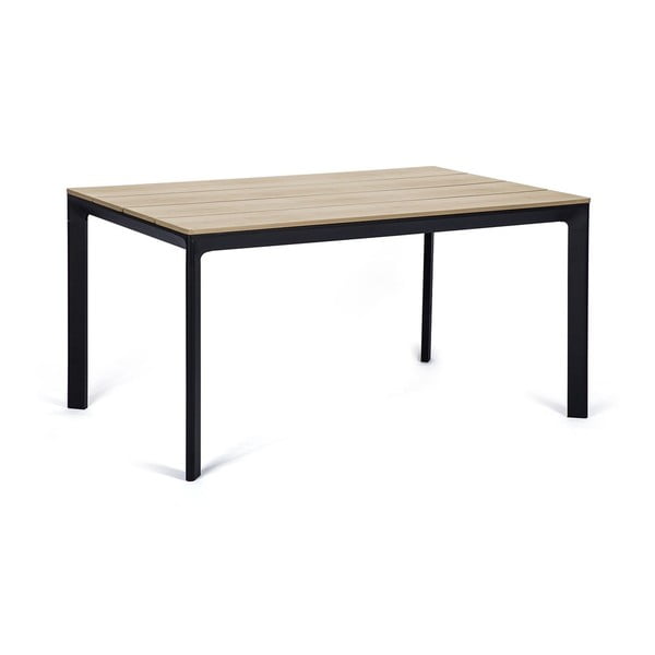 Melnu ēdamistabas krēslu Kai (4 gab.) un dabīga toņa galda Thor komplekts – Bonami Essentials-image-2