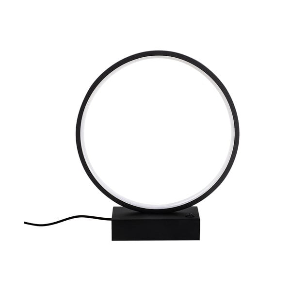 Melna LED galda lampa (augstums 35 cm) Halka – Opviq lights