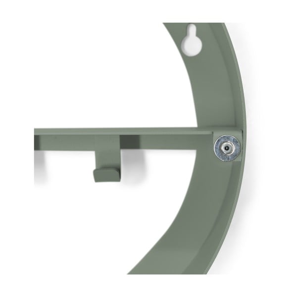 Dūmakaini zaļš metāla piekarams/ar spoguli vannas istabas skapis 35x35 cm Sonnet – Spinder Design-image-2