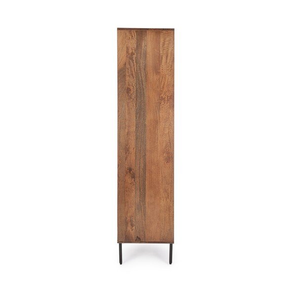 Dabīga toņa mango masīvkoka skapītis 85x170x40 cm Tadita – Bizzotto-image-2