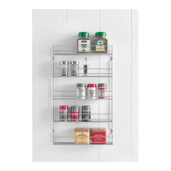 Tērauda sienas garšvielu organizators Pepito – Metaltex-image-1