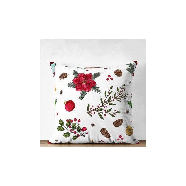 Spilvendrāna ar Ziemassvētku motīvu 43x43 cm Merry Christmas – Mila Home-image-2