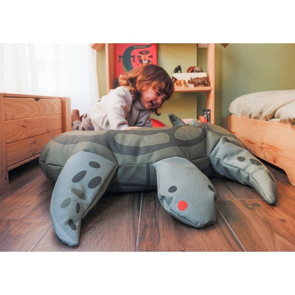 Zaļš bērnu sēžammaiss Turtle – Little Nice Things-image-3