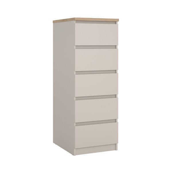 Krēmkrāsas kumode 40x111x50 cm Naia – Tvilum