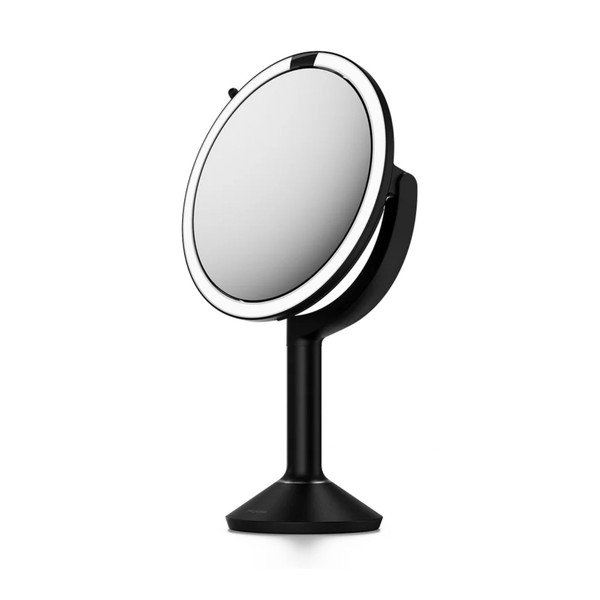 Kosmētikas spogulis ar gaismu/palielināmais (ar 5x palielinājumu/ar 10x palielinājumu) ø 20 cm Trio – simplehuman