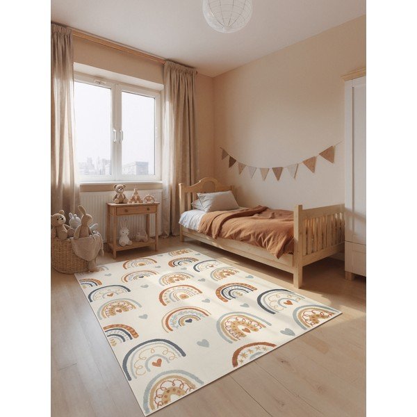 Krēmkrāsas bērnu paklājs 120x170 cm Bowie – Hanse Home-image-1
