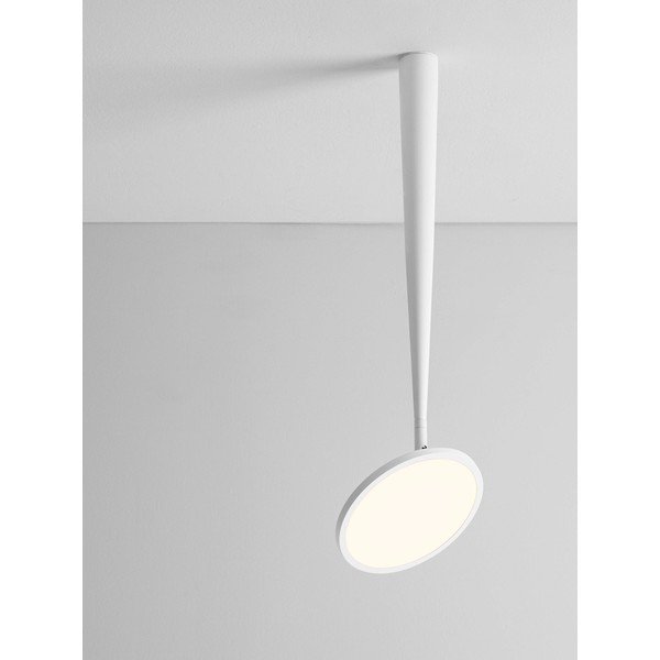 Matēti balta alumīnija LED griestu lampa ar saliekamu konstrukciju Ekei – Nova Luce-image-2