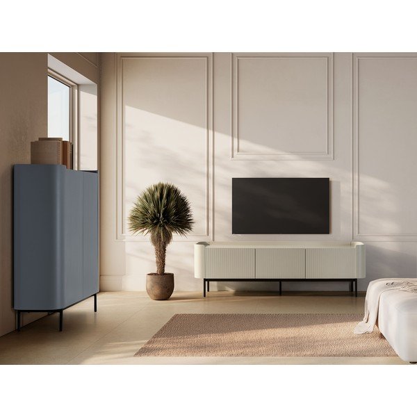 Dūmakaini zils skapītis 100x140x40 cm Willa – MOME-image-1