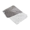 Balta/pelēka kokvilnas bērnu sega 80x80 cm Strenenzauber – Roba