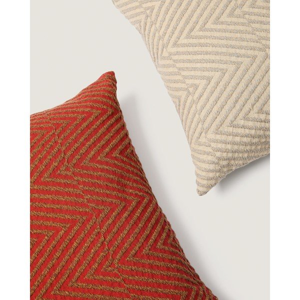 Žakarda spilvendrāna 50x50 cm Lunver – Kave Home-image-1