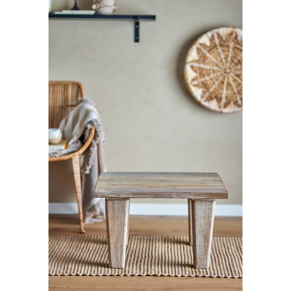 Dabīga toņa žurnālgaldiņš 60x60 cm Riber – Bloomingville-image-1