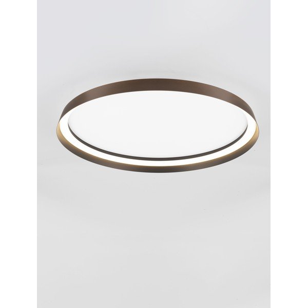 Brūna alumīnija LED griestu lampa ar regulējamu spilgtumu Ormi – Nova Luce-image-4
