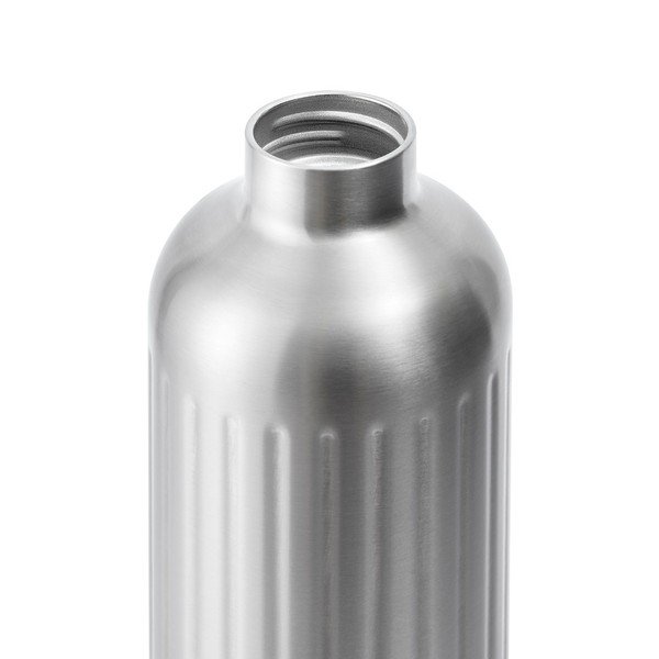 Sudraba krāsas nerūsējošā tērauda termopudele 650 ml Explorer – Black + Blum-image-2