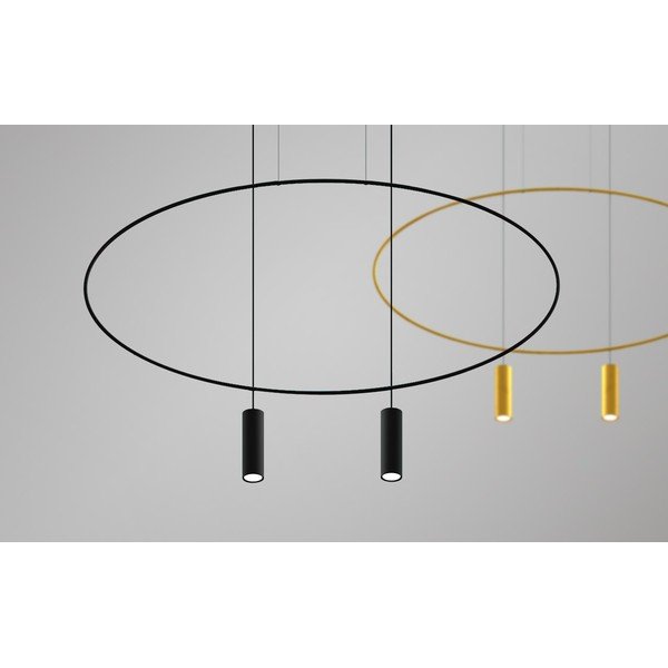 Melna metāla piekaramā lampa HOLAR – Thoro-image-2