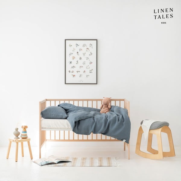 Bērnu gultas veļa vienvietīgai gultai 140x200 cm – Linen Tales-image-1