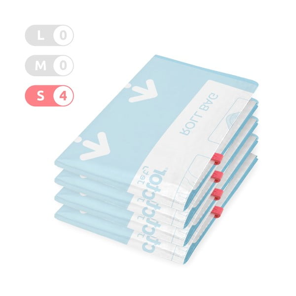 Vakuuma maisi apģērbam (4 gab.) Roll Up S – Compactor-image-1