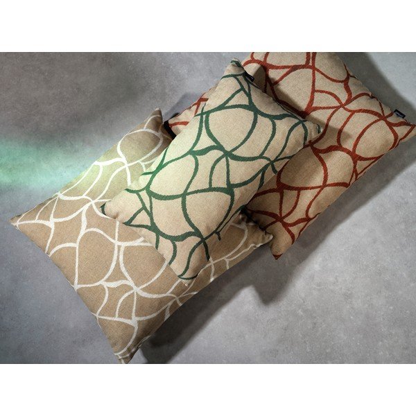 Bēšs un zaļš āra spilvens Hartman Pearl, 30 x 50 cm-image-1