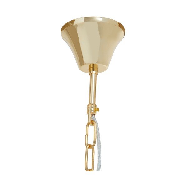 Zelta krāsas metāla piekaramā lampa Glamour – Premier Housewares-image-3