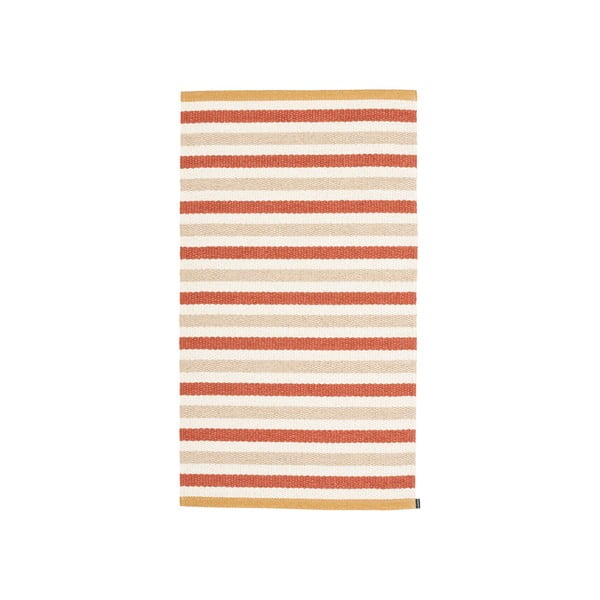 Ķieģeļu sarkans/krēmkrāsas iekštelpu un āra paklājs 70x120 cm Teo Brick – Pappelina-image-3