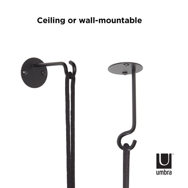 Keramikas piekarināms un pie sienas liekams puķu pods ø 15 cm Bolo – Umbra-image-4