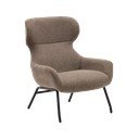 Brūns atpūtas krēsls Belina – Kave Home