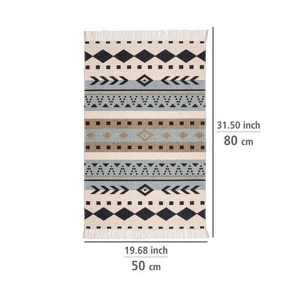 Vannas istabas paklājs no pārstrādātas kokvilnas Wenko Bere, 50 x 80 cm-image-3