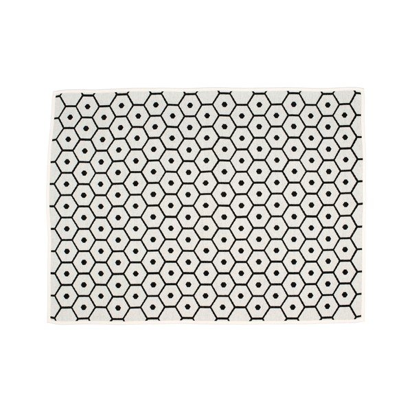 Melns pleds no vilnas maisījuma 140x180 cm Honey Black – Pappelina-image-1