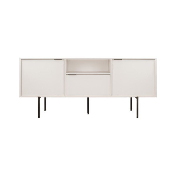 Pelēkbēšs TV galdiņš 180x79x50 cm Bau – noo.ma-image-2