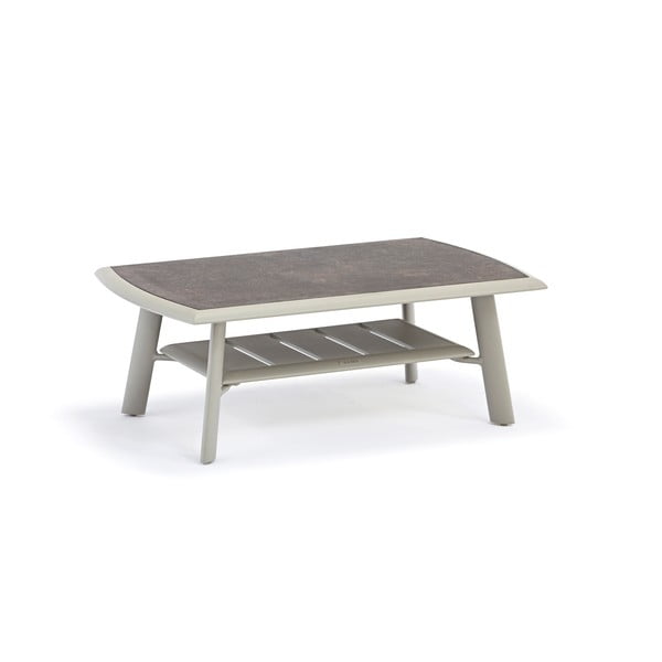 Alumīnija dārza kafijas galdiņš 60x96 cm Spring – Ezeis
