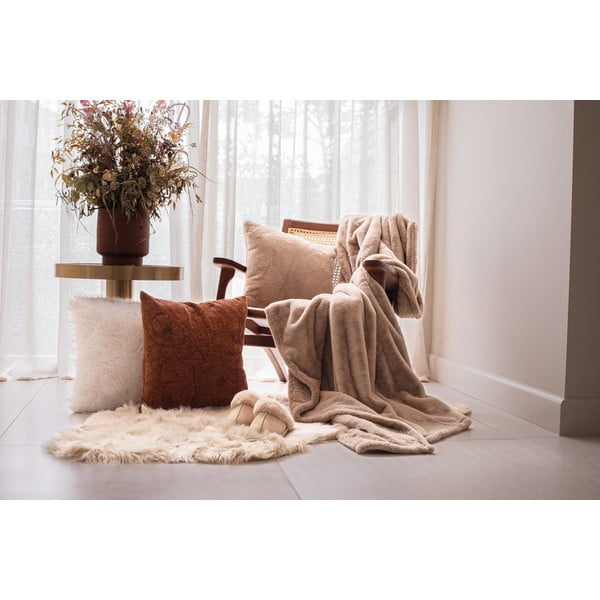 Brūns pleds no mākslīgās kažokādas 150x200 cm Ruby – Tiseco Home Studio-image-4