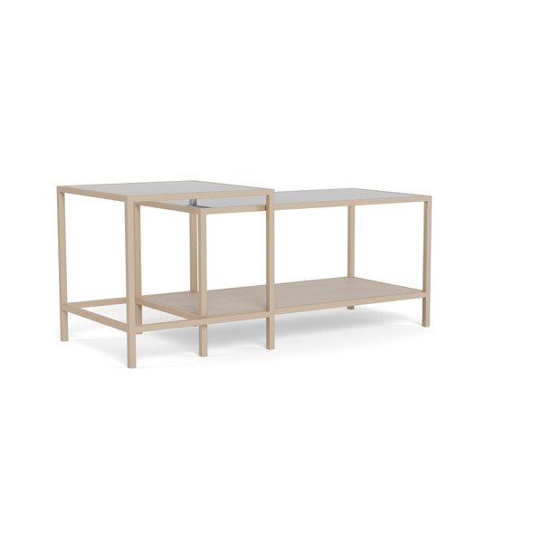 Pelēki tērauda žurnālgaldiņi (2 gab.) 50x90 cm Seaford – Actona-image-3