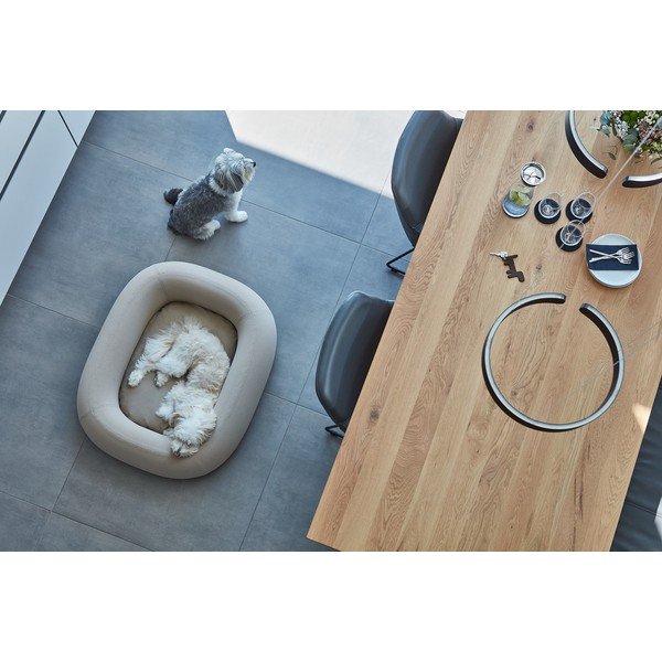 Gaiši brūna mājdzīvnieku gulta suņiem 76x93 cm Barca Taupe S/M – MiaCara-image-3