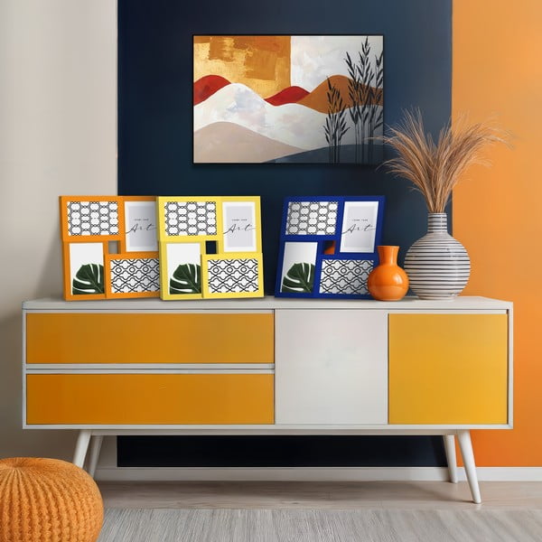 Tumši zils piekarināms foto rāmis 27x27 cm – knor-image-2