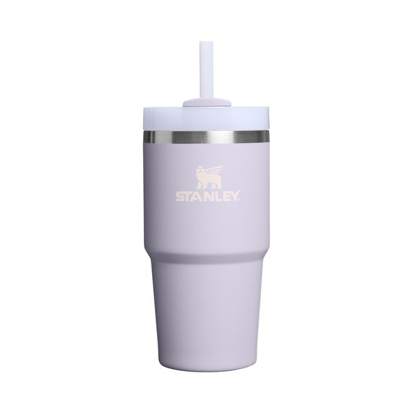 Gaiši violets nerūsējošā tērauda termoss ar salmiņu 600 ml Quencher H2.O FlowState™ Tumbler Purple Dust – Stanley