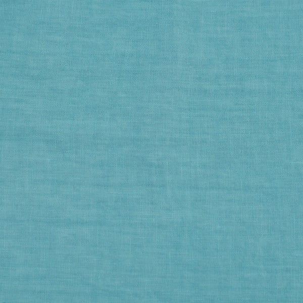 Tirkīzzils lina aizkars 140x330 cm Coastal Blue – Linen Tales-image-1