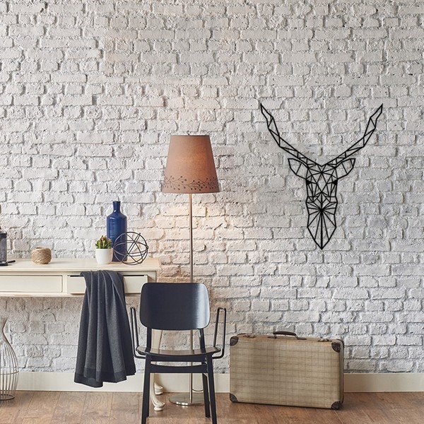 Metāla sienas dekors Deer, 60 x 50 cm-image-1