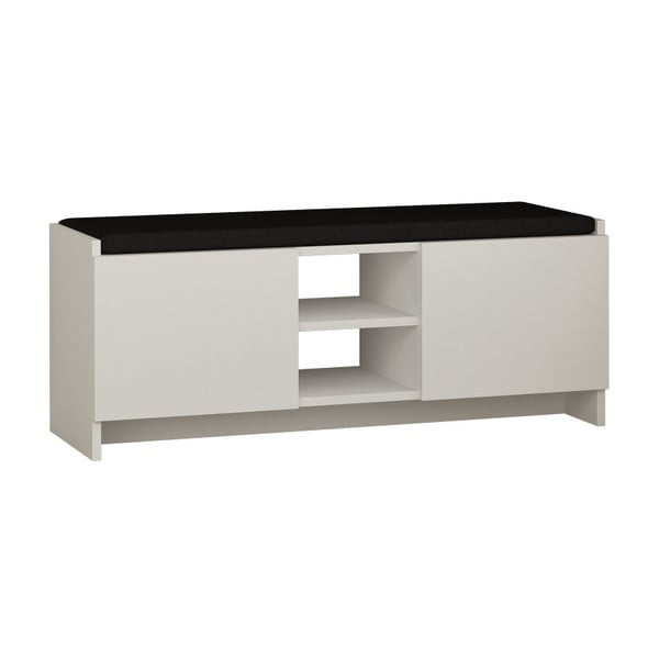 Balts apavu statīvs / sols Homitis Zulla