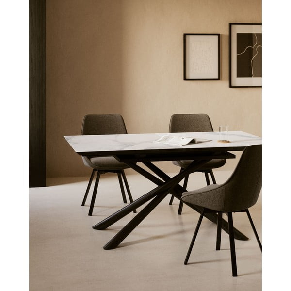 Tumši pelēks pusdienu krēsls Jenna – Kave Home-image-2